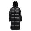 Mode hiver noir longue doudoune hommes à capuche imperméable coupe-vent chaud 90% blanc canard vers le bas manteau hommes pardessus de haute qualité 231220