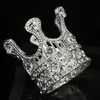 Chaînes en métal petite couronne pour enfants bal anniversaire royal diadème filles diadèmes et couronnes bijoux fête petit gâteau décoration 231219