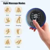 Electric massagers English EMS Cervical Vertebra Massage Patch Remote Control Electric Neck Massager for Muscle Pain Relief and Shoulder RelaxationL231220
