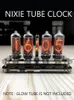 4 أرقام في 8 Nixie Glow Tube Clock in8 Glow Tube Digital Solid Wood Desk Plugh