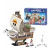 3D Puzzles Puzzle Papel One Going Merry Piece Polortang Mil Sunny Montado Modelo Jogo Pirata Navio Brinquedos Para Crianças Presentes 231219