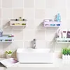 Contenitori per la cucina Uso versatile Nessuna foratura Scaffale dal design elegante Soluzione organizzativa per mensole da bagno a parete Salvaspazio senza traccia