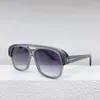 Sonnenbrille Acetat Frauen 1103 Oval Large Frame Mode hochwertige Herrenbrillen Gradientenlinse Anti Uv400 Schwarzes Braun Grau