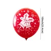 Ballons en Latex de noël, 30 pièces, 10 pouces, avec confettis dorés, verts et rouges, pour décoration de fête de l'année, 231220