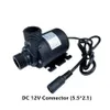 Diğer Musluklar Duşlar ACCS DC12V Su Pompaları Asansör 5m 800lh Güneş Fırçasız Motor Dolaşımı 24V Pompa Ultra Sessiz Dalgıç Çeşme için 231219