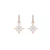 Boucles d'oreilles Swarovski bijoux de créateur femmes Original haute qualité charme boucles d'oreilles octogonales pour femmes boucles d'oreilles de mode