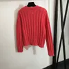 Vêtements tricotés pour femmes, vêtements de haute qualité, mode fille, col rond, manches longues, vêtement supérieur, nouvelle collection automne 20 décembre