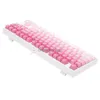 Keyboard Redragon K576WGP DAKSA TKL Przewodowa klawiatura mechaniczna 87 klawisze Gradient PBT Keycap Red Switch Pink 231123 Dostawa Dhuia