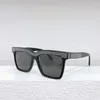 Sonnenbrille Elegant eingelegtes Diamant Acetate Square großer Rahmen Frauen 9119b Herrenbrillen Mode Anti UV400 6Colors Schwarz Grün
