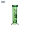 Hittn nieuwe glazen bong rookwaterpijp 14,5 inch 5 mm dikke inline perc 8 boomarmen perc hand geblazen pyrex 420 glazen bong blauw zwart groen