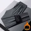 Pantalons de sport décontractés pour hommes 2024 printemps et automne coupe ample jambe droite polyvalent hiver peluche style chinois pantalons sanitaires pantalons de travail