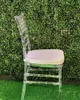 Transparent Detachable Wedding Resin CHIAVARI Chair Chiavari for Outdoor Moment Party Gathering in Hotel House