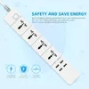 Wtyczki WIFI Smart Power Strip Universal Współpraca z Alexa Googlehome Multi Plug Four Four 4AC Socket 4USB 16A Voice Contro UK/EU/US/AU