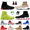 Hommes Paris Mode Chaussettes Chaussures Femmes Bottes Décontractées Tendance Chaussures De Sport Pour Hommes Fond Épais Printemps Automne Hiver Modèles Couples Grande Taille