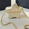 Luxury Designer Bag 24C Cowhide Fashion Star Bag Women Crossbody Bag Metal Chain Bag Gold Lacquer Leather Shoulder Bag Unique Classic Diamond Lattice Quilted Bag