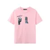 Designer Pa t-shirt Tees Print Palms T Shirts Mens Womens Vinkel Kort ärm Hip Hop Streetwear Tops Klädkläder PA-13 XS-XL