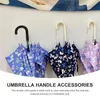 Ombrelli Testa dell'ombrello Accessori Riparazione Parti pieghevoli Maniglia Resto 2 pezzi (18-19mm Smerigliato Mezza usura) Componente da viaggio Acciaio inossidabile