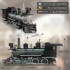 Puzzle 3D Puzseolool Puzzle 3d Metal Mogul Locomotive 282PCS Modèle d'assemblage Modèle de construction Kit Diy Toys for Adult 231219