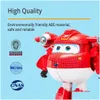 Transformation Toys Robots Super Wings 5 ​​Inches Dizzy Donnie Deformation Airplane Robot Action Figures Animation Kid Drop Delivery Gif Dhuey