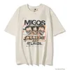 Gallerydeptness Designer Moda Abbigliamento T-shirt di lusso Magliette Estate New American High Street Ouyang Nana Stesso stile Old Co Br Ed Short 824