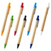 100PCLlot Paper Ball Pen Eco Recykling EcoFriendly Ballpoint School Supplies 231220