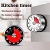 Kitchen Timers Multifunctional Stainless Steel Visual Timer Mechanical Kitchen Timer With Loud Alarm Magnetic Timer Cooking Countdown Reminder 231219