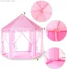 Speelgoedtenten draagbare kinderen speelgoed tipi tent bal zwembad prinses meisje kasteel play huis kinderen klein huis vouwen playtent baby strandtent q231220