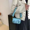 女性用ファッションレーザーリップスティックバッグ高品質のPUショルドバッグの高級財布とハンドバッグデザイナークロスボディキュートサッチェル231220