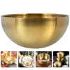 Ensembles de vaisselle Ramen Bowl Salade en acier inoxydable Bols à mélanger en métal Repose-cuillère pour accessoires de comptoir de cuisine