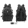 Backpack Tactical Molle 40L Outdoor Reflective Shoulder Bag Camping Military Travel Bags For Climbing Rucksack Hiking