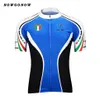 Tour 2017 maillot de cyclisme hommes bleu italie pro équipe vêtements vêtements de vélo NOWGONOW hauts course sur route montagne Triathlon été Maillot Ci186B