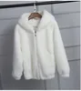 Women's Fur Loose Autumn And Winter Hooded Lady Short Coat