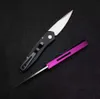 2022 Theone Purple Protech 3407 Godfather Folding Knife Flipper Tactical Automatic knifes Outdoor survival UT85 Pocket Knives PT1718 2203 MP5 CQC7/920 2203