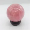 Decorative Figurines 7-8cm Natural RareCrystal Powder Quartz Crystal Ball Home Decoration Stone Cutting And Polishing