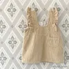 Meisjesjurken MILANCEL Lente nieuwe kinderjurk Kinderen Kant Denim Corduroy Bandjurk Meisjes Tops