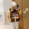 Mm Beans Baseball Coat Femmes 2023 Nouvelle Veste Hiver Chine-chic Européen Printemps et Automne Marque Chaozhou Vêtements De Moto Coton Épaissi