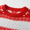 Pullover maglione per bambini di Natale nuovo casual bambino caldo alce stampato maglione per ragazze lavorato a maglia ragazzi ragazze carino albero di natale pullover vestitiL2312155