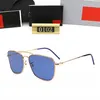 Luxus-Designer-Sonnenbrille für Herren und Damen, FashionEyewear, klassische Marken-Sonnenbrille, Reise-Strand-polarisierte Sonnenbrille, Metallrahmen, UV400, hochwertige Sonnenbrille