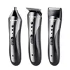 All 3 in1 Rechargeable Hair Clipper for Men Waterproof Wireless Electric Shaver Beard Nose Ear Trimme 231220