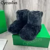 Boots Designer Fur Platform Plat Snow Ankle Boots For Women Thick Sole Warm Winter Shoes Brand Warm Wool Short Botas Mujer Women 231219