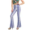 Leggings Nieuwe Boho Zomer Vrouwen Stretch Bell Bottom Broek Dames Slim Gedrukt Flear