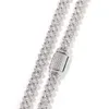 Diamant bestanden Test 6mm 16/18/20 -Zoll Gold plattiert S925 Sterling Silber Moissanit Kubanische Kette Halskette 7/8 -Zoll -Armband Links Schmuck für Männer Frauen Schönes Geschenk