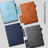 A4 Notebook Ultrathick Thickened Notepad Business Soft Leather Work Meeting Record Book Office Diary Sketchbook Students Cute 231220