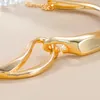 Комплект ожерелья и серег JURAN ZAA, массивные винтажные металлические колье-колье для женщин, модные праздничные вечерние ювелирные изделия, подарки