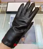 Designers for Men Womens Touch Screen Leather warm gloves Winter Fashion Mobile Smartphone Five Finger Gloves