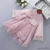 Girl's Dresses 3-7 Years High Quality Spring Girl Dress 2021 New Chiffon Flower Draped Ruched Kid Children Clothing Girl Princess Dresses