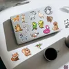 50pcs mixed animal cute cartoon Waterproof PVC Stickers Pack For Fridge Car Suitcase Laptop Notebook Cup Phone Desk Bicycle Skateboard Case.