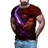 Men's T Shirts Fighting Game Street Fighter T-Shirts 3D Print Men Women Fashion Oversized Short Sleeve Shirt Harajuku Kids Tees Tops