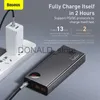 Mobiltelefon Power Banks Baseus PD 65W Power Bank Fast Charging Extern Battery Portable Charger 20000Mah Powerbank för iPhone Xiaomi MacBook J231220