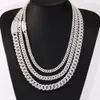 Yu Ying Gems Custom 6mm 9mm 13mm Cuban Link Chain S925 Silver med Iced Out Moissanite Diamond Hip Hop Necklace Armband Chock